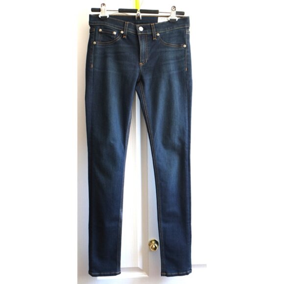 NWOT rag & bone skinny jeans in dark blue wash - Picture 4 of 9